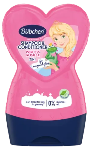 Bübchen, Bübchen Kids 2in1 Shampoo & Spülung Prinzessin Rosalea (230ml)