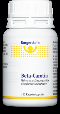 Burgerstein, BURGERSTEIN Beta Carotin Kaps Ds 100 Stk
