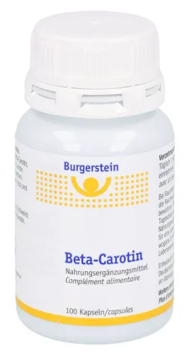 Burgerstein, BURGERSTEIN Beta Carotin Kaps Ds 100 Stk