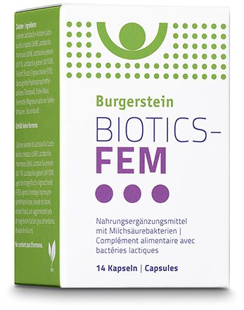 Burgerstein, BURGERSTEIN BIOTICS-FEM Kaps 14 Stk