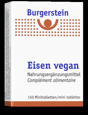 Ebi-Pharm AG, Burgerstein Eisen vegan Tabletten 150 Stück