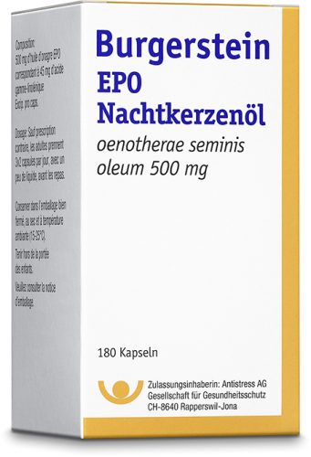 Burgerstein, Burgerstein EPO Nachtkerzenöl Kapseln (180 Stk)