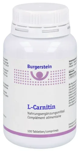 Burgerstein, Burgerstein L-Carnitin Tabletten (100 Stk)