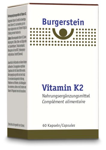 Burgerstein, BURGERSTEIN Vitamin K2 Kaps 180 mcg Ds 60 Stk