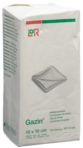 Gazin, Gazin Faltkompr 10x10cm 16f unst (100 Stück)