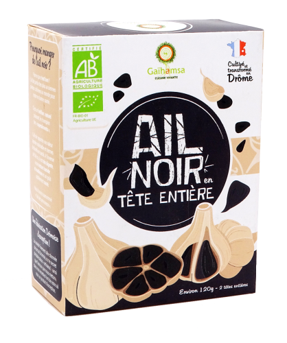 Gaïhamsa, Gaïhamsa Schwarzer Knoblauch Bio 2 Knollen (je 120g)