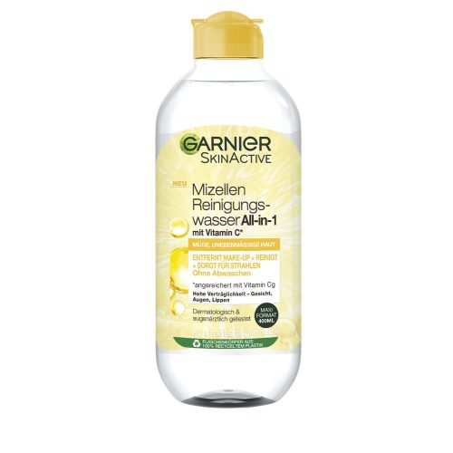 Garnier, Garnier - Mizellen Reinigungswasser All-in-1 mit Vitamin C*, Gar Mic.wat Vitc B400ml Ger, 400 ml