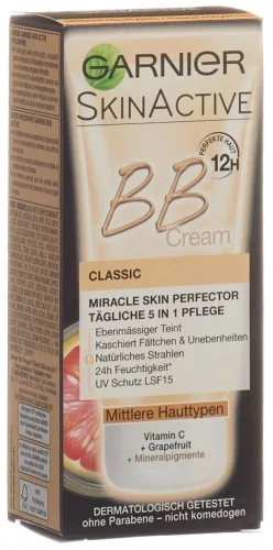 Garnier, Garnier BB Cream Classic Mittlere Hauttypen, 50ml