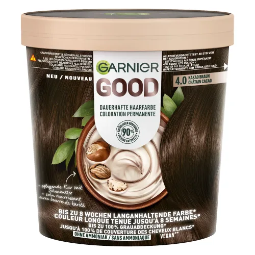 Garnier, Garnier - Dauerhafte Haarfarbe, 1 Stück, . Kakao Braun