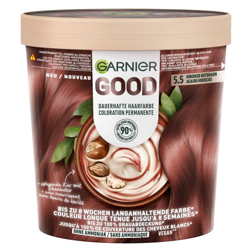 GARNIER GOOD, GARNIER GOOD Color permanent 5.5 Auburn Hibiscus Brown (1 Stk)