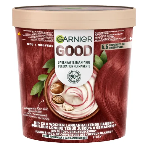 Garnier, Garnier - Dauerhafte Haarfarbe, 1 Stück, . Granatapfel Rot