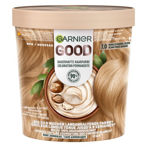 GARNIER GOOD, GARNIER GOOD Color permanent 7.0 Almond Creme Dark Blonde (1 Stk)