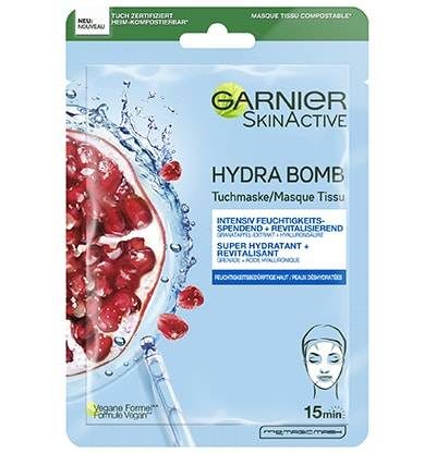 GARNIER SkinActive, GARNIER SkinActive Hydra Bomb Tuchmaske Granatapfel (28g)