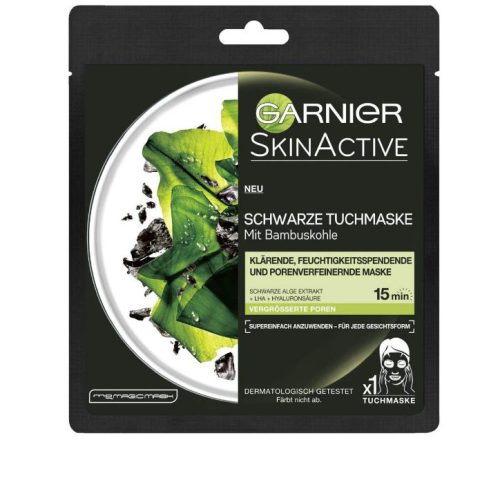 Garnier, GARNIER Hydra Bomb Tuchmaske mit schwarzer Alge (1 Stk)