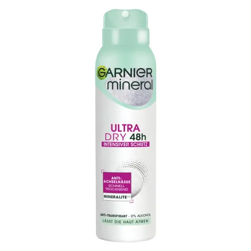 Garnier, Garnier Mineral UltraDry Spray Anti-Transpirant Deodorants 150 ml Damen