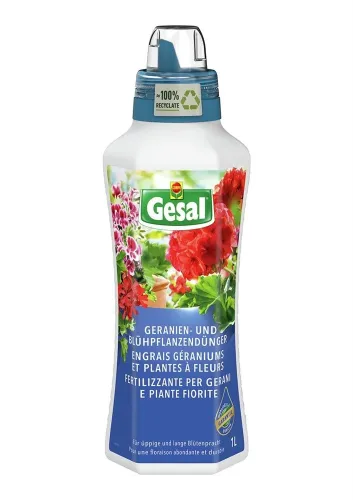 Gesal, Gesal Geranien- und Blühpflanzendünger | 1 l