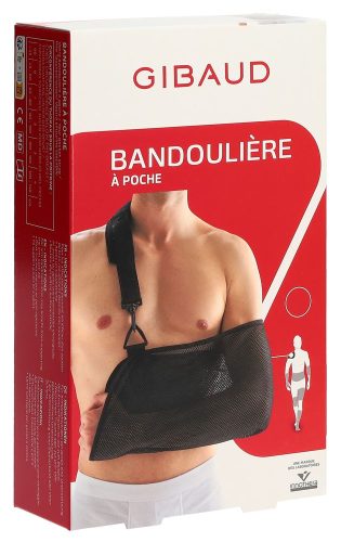 GIBAUD, GIBAUD Armschlinge mit Tasche T1 60-80cm, schwarz (1 Stk)