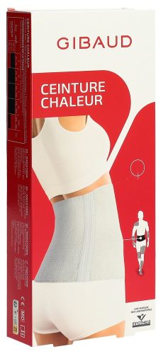 GIBAUD, GIBAUD CHALEUR Nierenwärmer, Grösse L, 30cm, anthrazit (1 Stk)