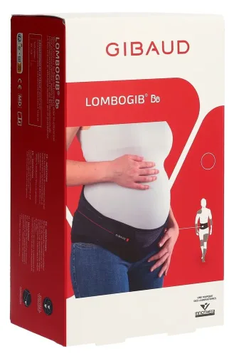 PDM to be maintained, Gibaud Lombogib Bb Schwangerschaftsstützgürtel Größe 1 Blau