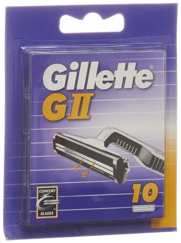 Gillette, Gillette Rasierklingen "GII 10 Stück" Gillette GII