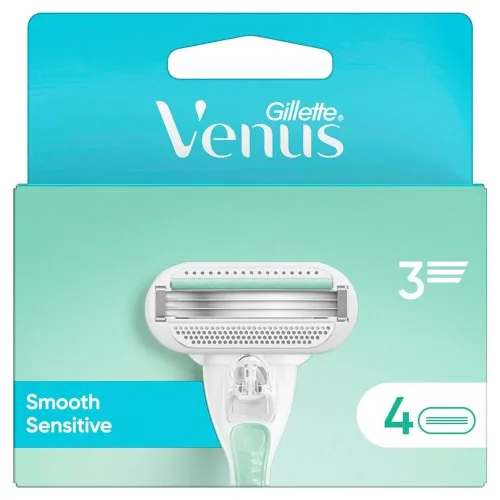 Gillette, Gillette Venus Smooth Sensitive Systemklingen (4 Stk)