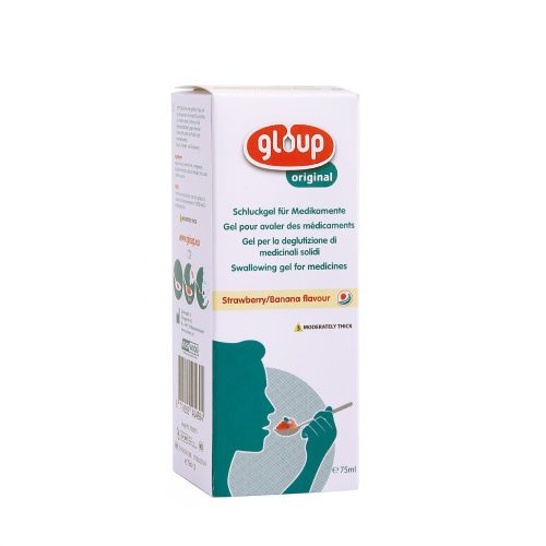gloup, gloup Schluck Gel Original mit Erdbeer-Bananen Aroma (75ml)