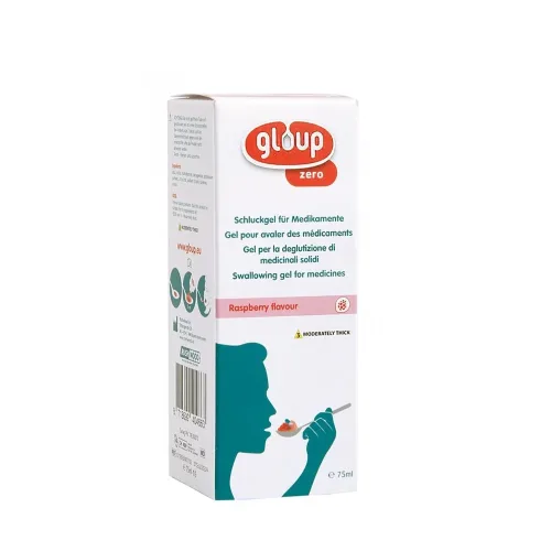 gloup, gloup Schluck Gel Zero Himbeer (75ml)