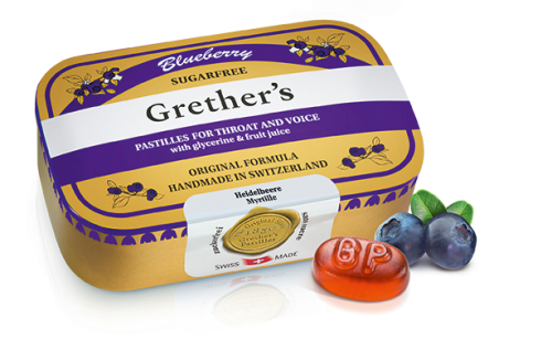 Grether's, Grether's Pastilles Blueberry zuckerfrei (110g)