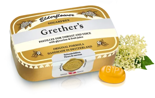 Grether's, Grether's Pastilles Elderflower zuckerfrei (110g)