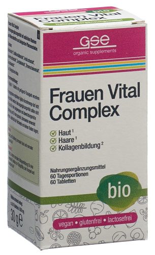 GSE, GSE Frauen Vital Complex Tabletten Bio (60 Stk)