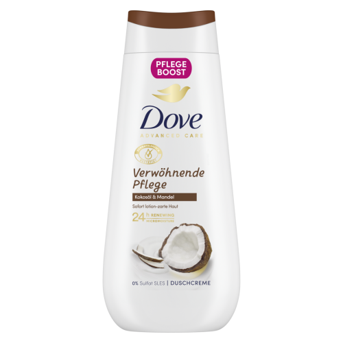 Dove, Duschcreme Verwöhnende Pflege Kokosöl & Mandel Damen  225ML