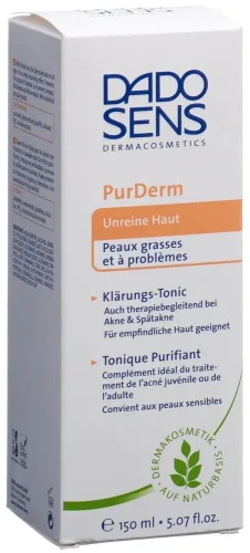 DADO SENS Dermacosmetics, DADO SENS Dermacosmetics PURDERM Cleansing Gesichtswasser 150 ml