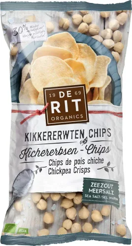 DE RIT, DE RIT Kichererbsen-Chips Meersalz (75g)