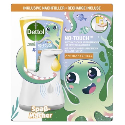 Dettol, Dettol Kids No-Touch Automatischer Seifenspender für Kinder inklusive Nachfüller Spass-Macher