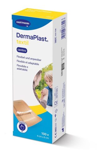 DERMAPLAST, DermaPlast textil Wundpflaster, Centro, 4x6cm (100 Stk)