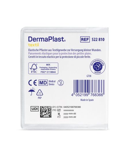 undefined, Dermaplast Textil Centro Strips hautfarbig assortiert 16 Stück