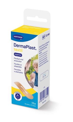 undefined, Dermaplast Textil Express Strips 19 x 72 mm 15 Stück