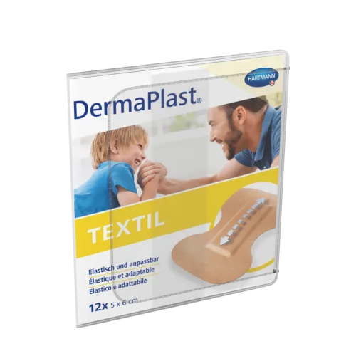 DERMAPLAST, DermaPlast TEXTIL Fingerspitzenpflaster, 5x6cm, elastisch (12 Stk)
