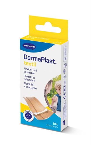 DERMAPLAST, DermaPlast textil Schnellverband, 4x10cm (10 Stk)