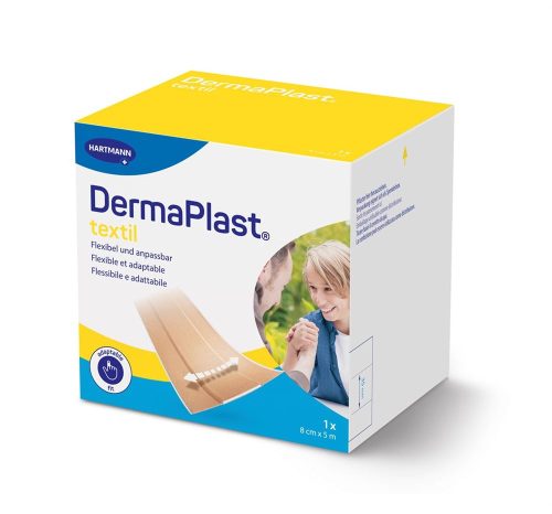 DERMAPLAST, DermaPlast textil Schnellverband, 8cmx5m (1 Stk)