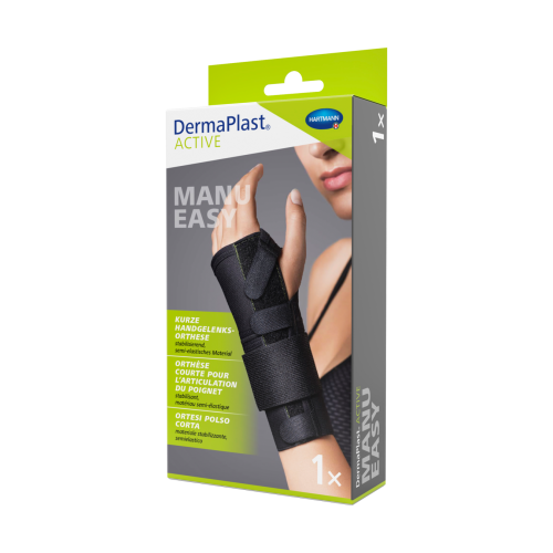 DERMAPLAST, DermaPlast Active Manu Easy 3 short left (1 Stk)