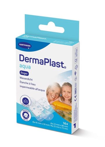 DERMAPLAST, DermaPlast Aqua Fingerpflaster wasserfest, diverse Grössen (16 Stk)