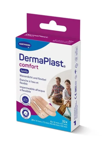 DERMAPLAST, DermaPlast Comfort-Pflaster, diverse Grössen (32 Stk)