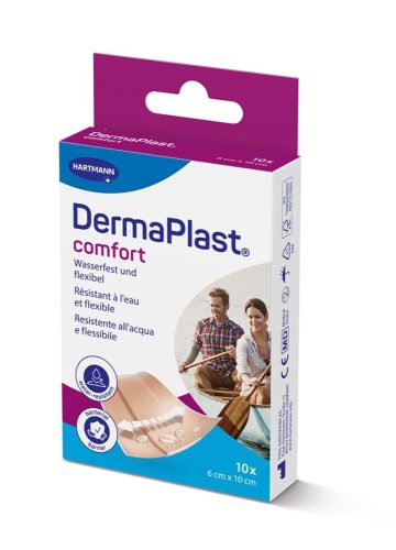PDM to be maintained, Dermaplast® Comfort Heftpflaster 6 cm x 10 cm