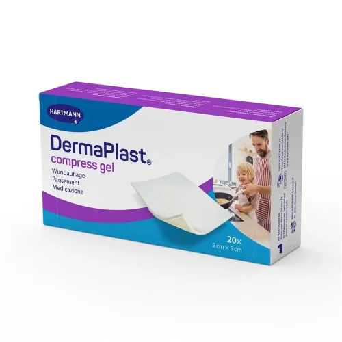 DERMAPLAST, DermaPlast Compress Gel, 5x5cm (20 Stk)