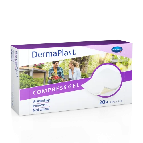 DERMAPLAST, DermaPlast Compress Gel, 5x5cm (20 Stk)