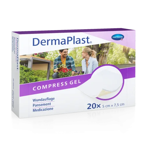 DERMAPLAST, DermaPlast Wundauflage Compress Gel 5x7.5cm (20 Stk)
