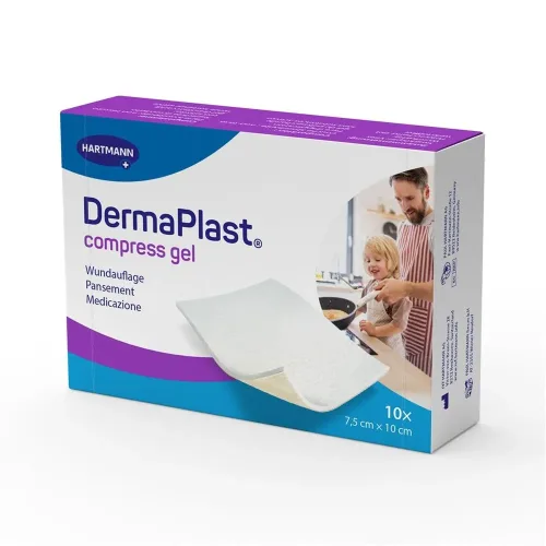 DERMAPLAST, DermaPlast Wundauflage Compress Gel 7.5x10cm (10 Stk)