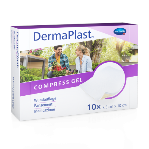 DERMAPLAST, DermaPlast Wundauflage Compress Gel 7.5x10cm (10 Stk)