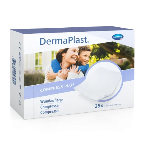 DERMAPLAST, DermaPlast Compress Plus 7.5x10cm (25 Stk)